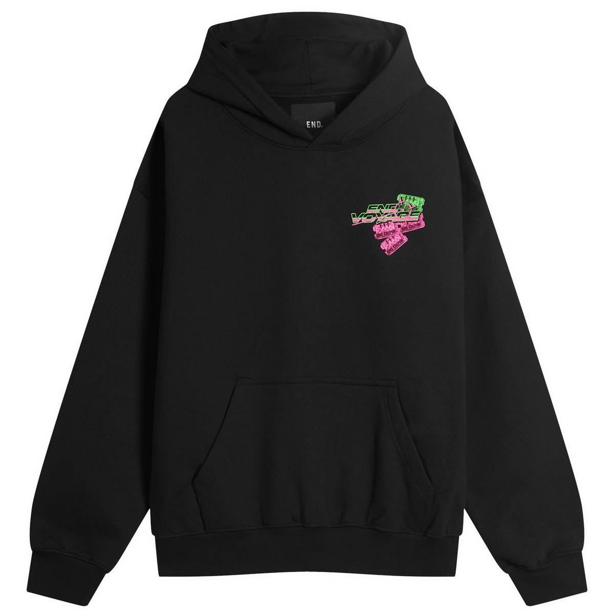 END. Coastal Arcade Voyage Hoody in Black