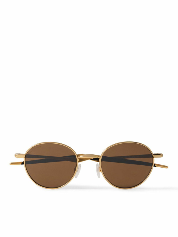 Photo: OAKLEY - Pas Normal Studios Terrigal Round-Frame Gold-Tone Sunglasses