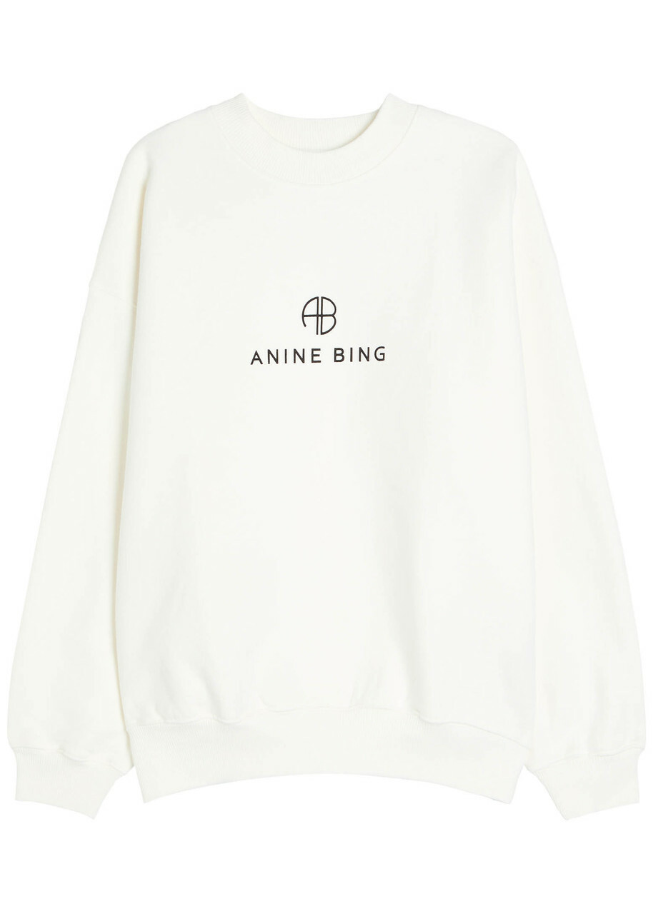 ANINE BING ロゴ入りホワイトスウェット ANINE BING Off-White Reebok Edition Sweatshirt ANINE BING