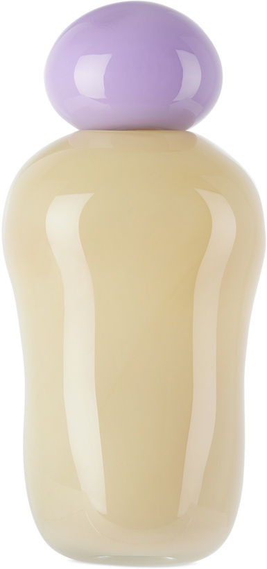 Photo: Helle Mardahl Purple & Off-White Bon Bon Mega Vase