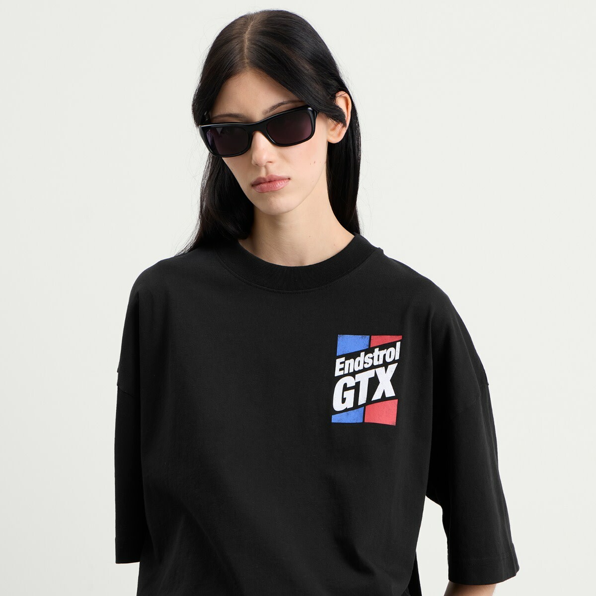 END. Petrol T-Shirt in Black