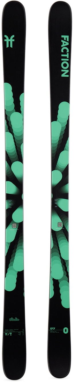 Faction Green & Black Studio 0 Skis