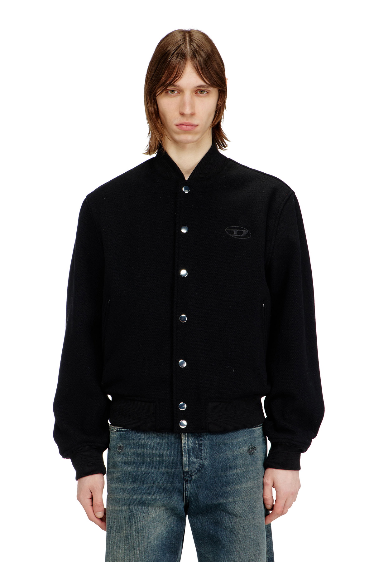 Diesel Reversible Black J-Ross-Rev-A Bomber Jacket Diesel