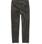 Haider Ackermann - Cotton-Blend Velvet Trousers - Anthracite