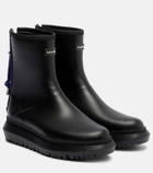 Sacai Logo ankle boots