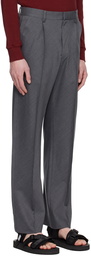 Undercoverism Gray Pinched Seam Trousers