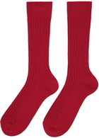 AMI Paris Red Ami de Cœur Socks