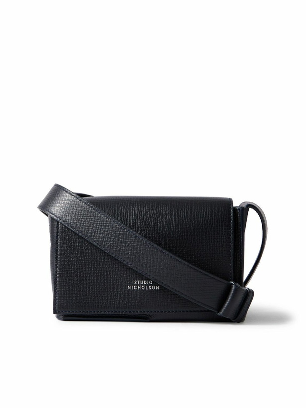 Photo: Studio Nicholson - Meshi Mini Textured-Leather Shoulder Bag