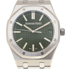 Audemars Piguet Royal Oak ''50th Anniversary'' Automatic Green Dial Mens Watch 15510ST.OO.1320ST.04