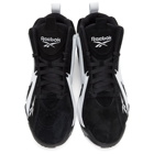 Reebok Classics Black and White Kamikaze II Sneakers