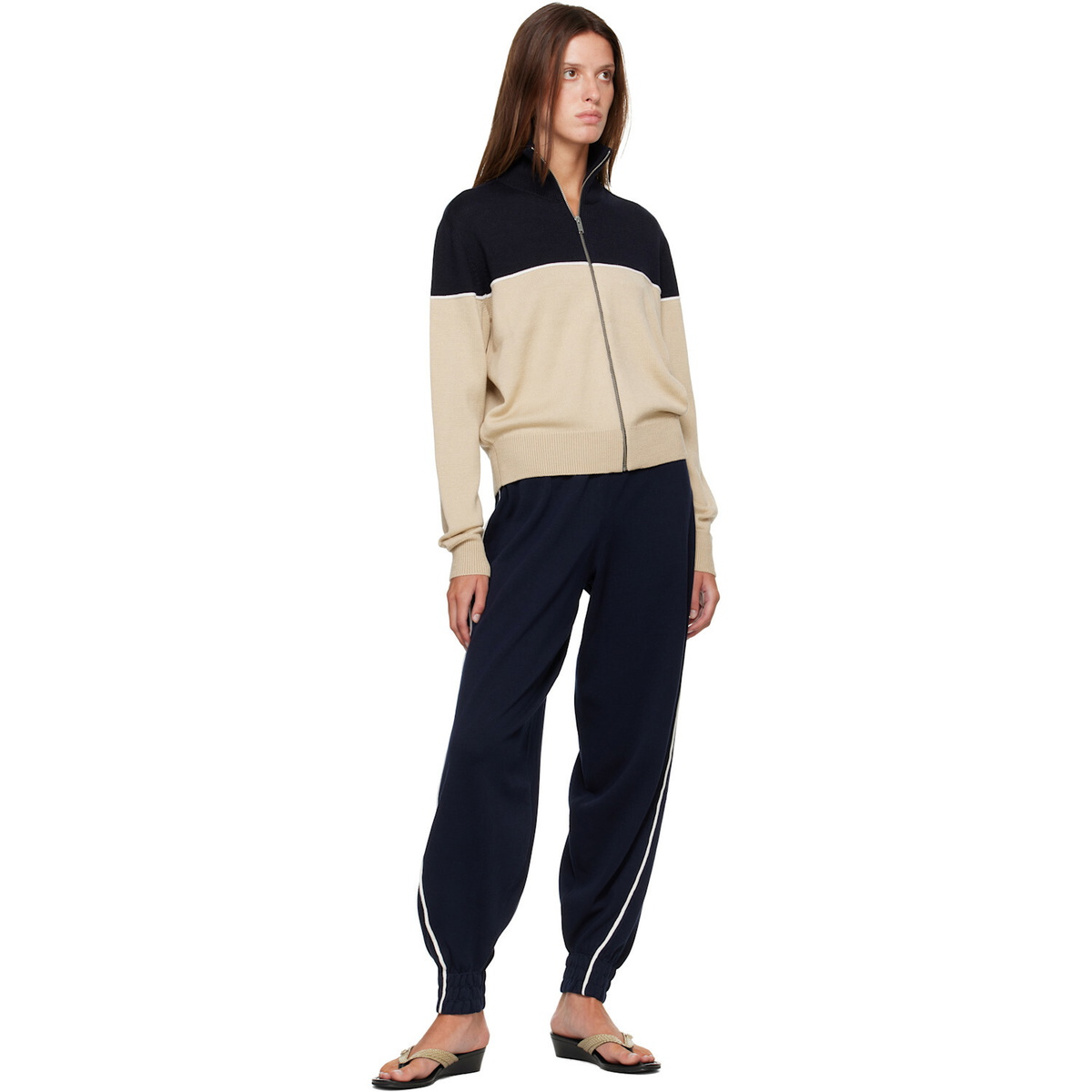 Cordera Navy Organic Cotton Sporty Lounge Pants