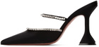 Amina Muaddi Black Gilda Mule Heels