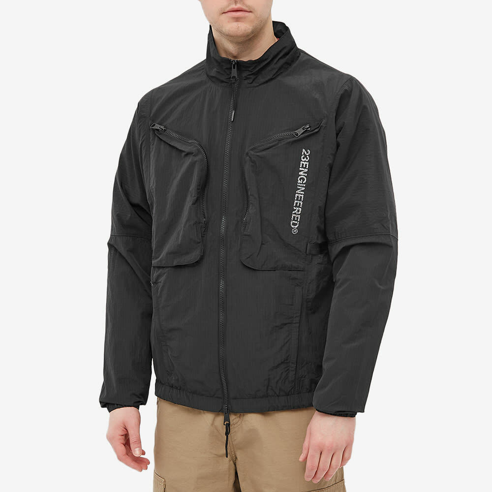 Air Jordan Men's 23 Engineered Track Jacket in Black/Atomic