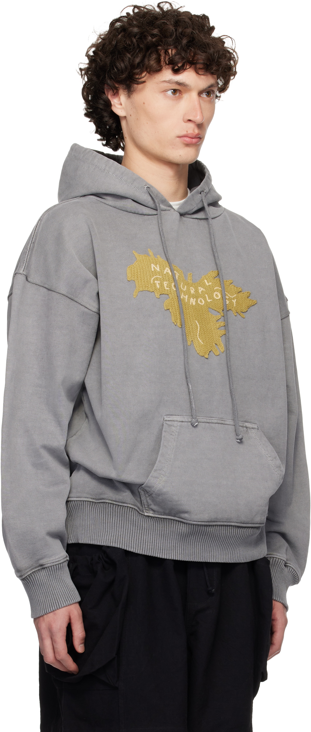 Story mfg. Gray Geo Hoodie