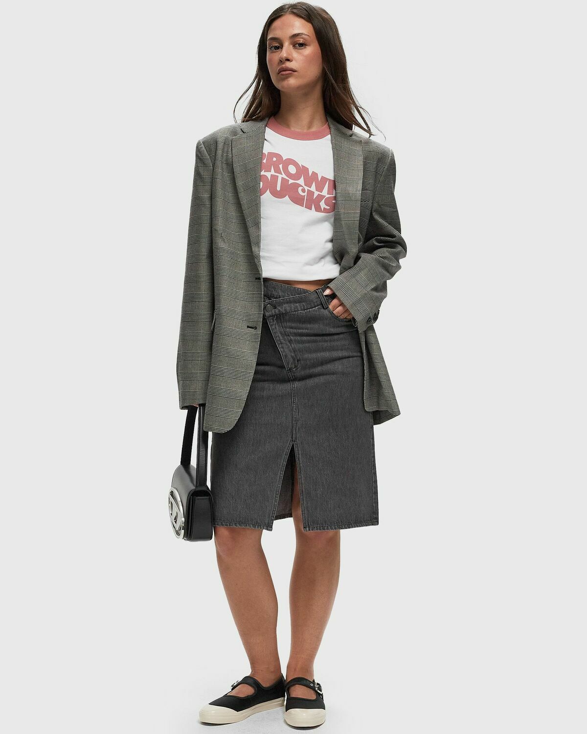 Designers, Remix Miles Midi Skirt Black Skirts