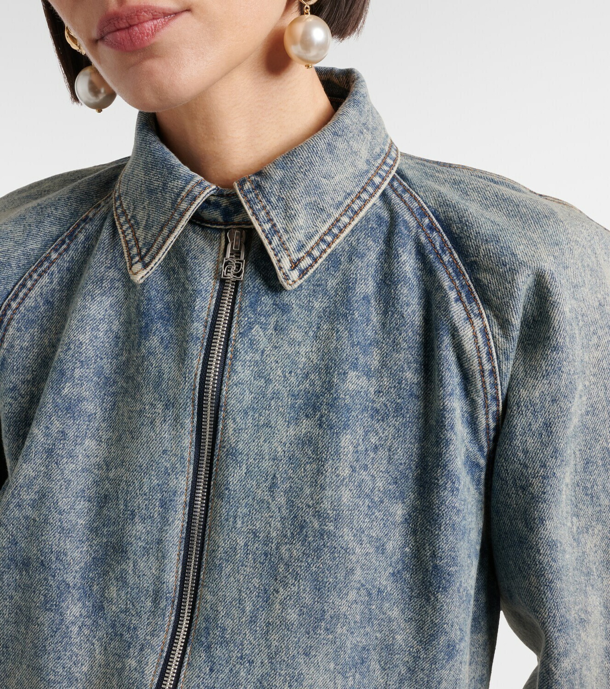 Magda Butrym Denim blouson jacket