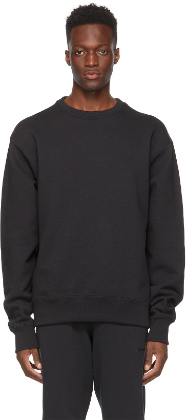Photo: adidas Originals x Pharrell Williams Black Basics Sweatshirt