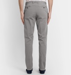 Boglioli - Grey Slim-Fit Stretch-Cotton Twill Suit Trousers - Gray