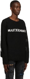 mastermind WORLD Black Polyester Sweater