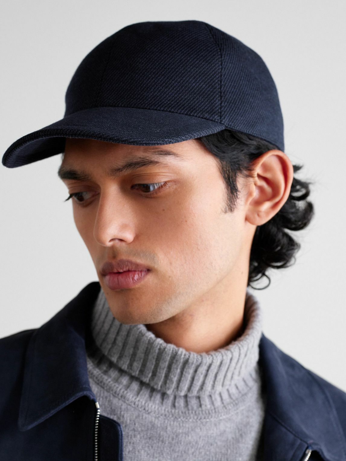 Thom Sweeney - Wool and Cashmere-Blend Twill Baseball Cap