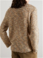 Séfr - Ryo Textured Knitted Sweater - Brown