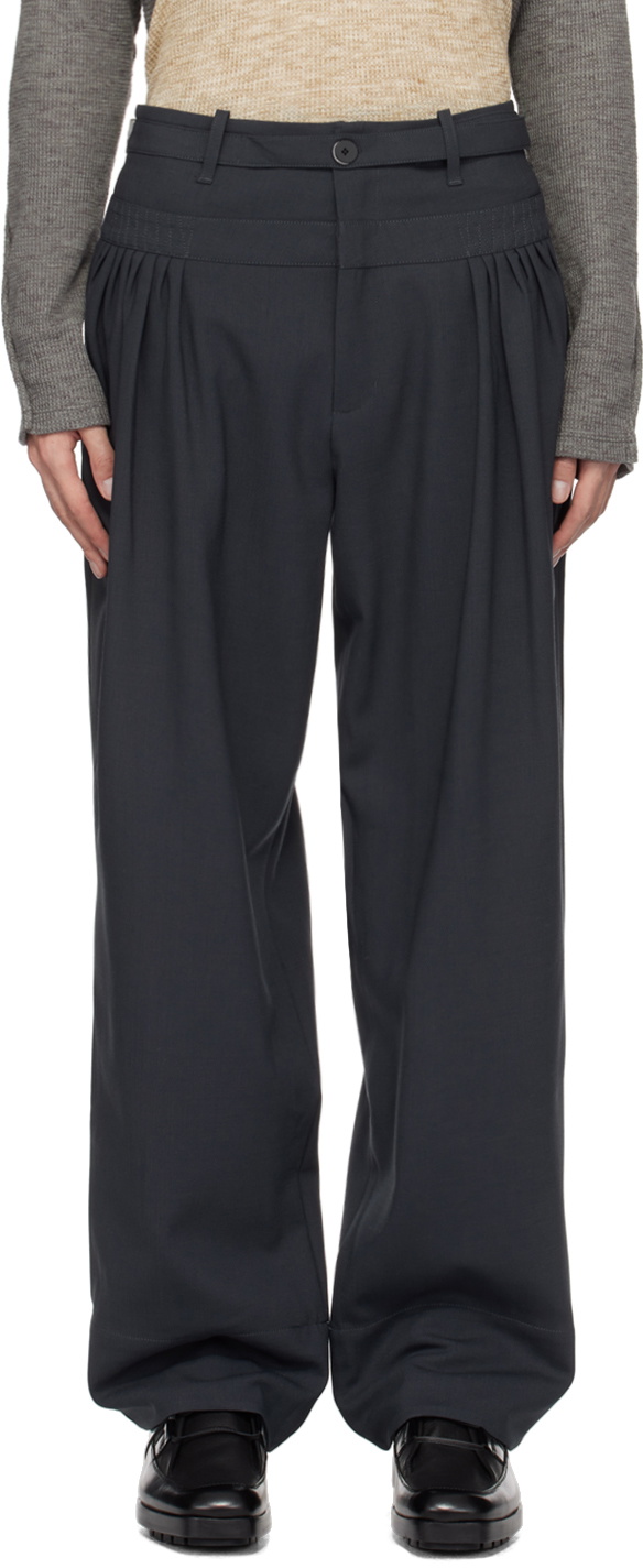 話題の最新アイテム kiko kostadinov LASSO KNEE TROUSERS