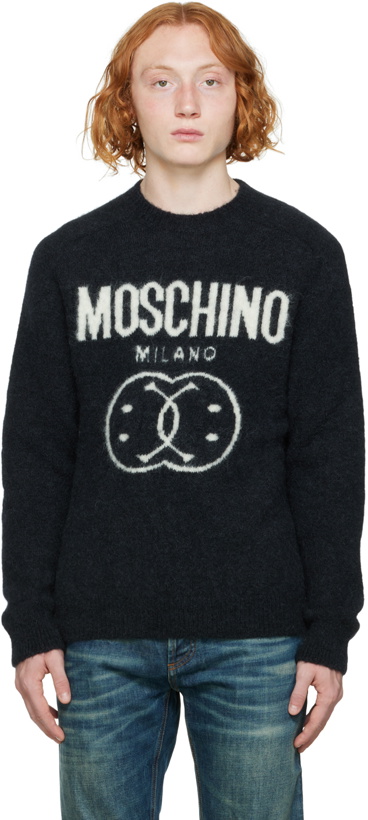 Photo: Moschino Black Smiley Editon Sweater