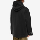 Undercoverism Men's Zip Detail Popover Hoody in Black