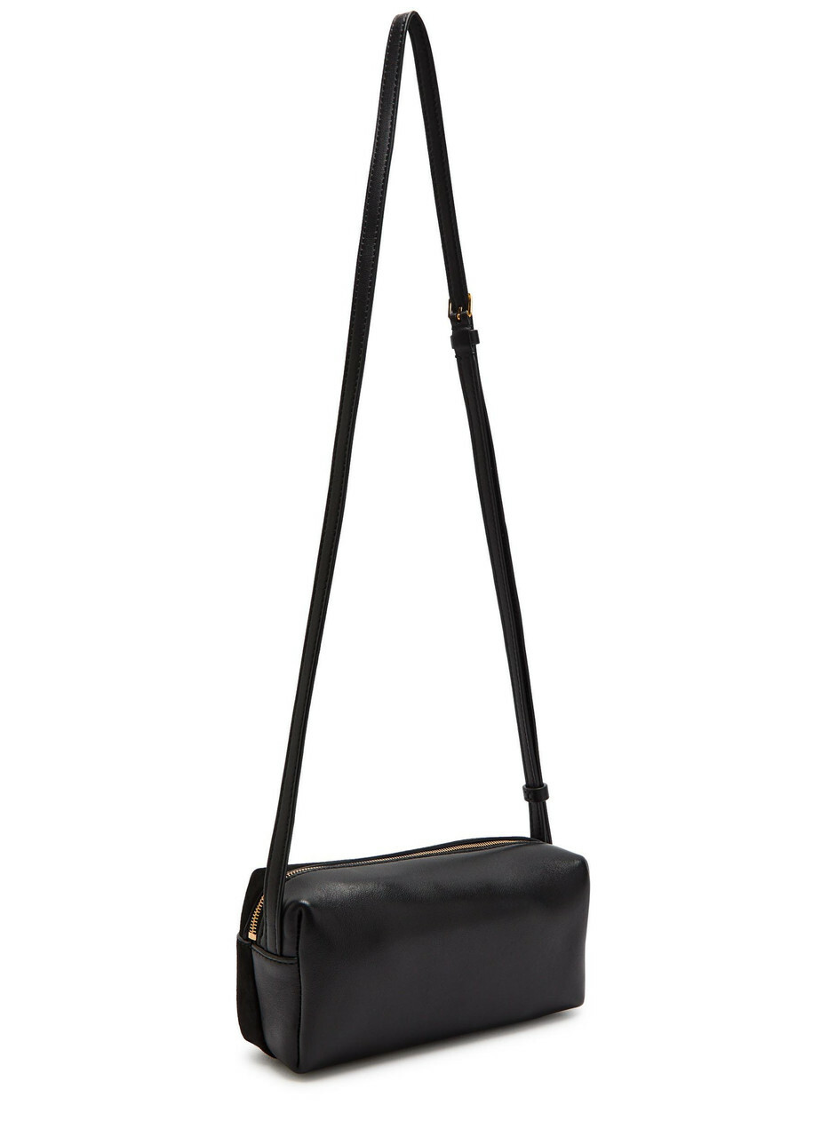 Khaite Kye Mini Suede and Leather Cross-body bag - Black - One Size