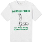 Quiet Golf Men's Iron Cleaners T-Shirt in White