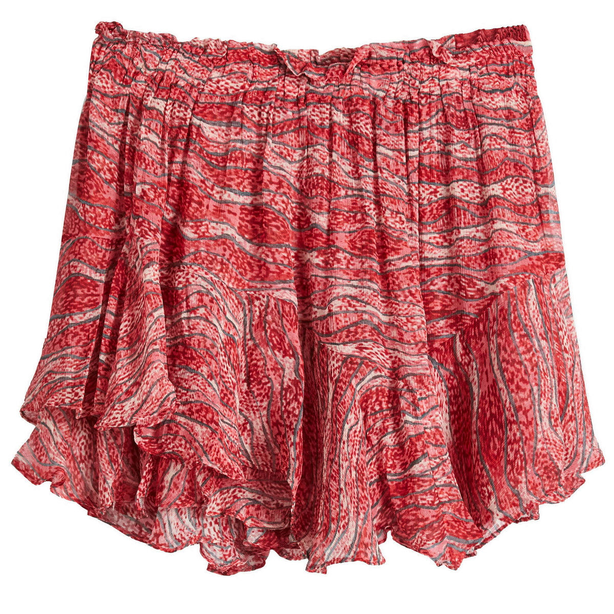 スカート ISABEL MARANT ETOILE Woman Skirt Red JU0144FAC1J07E 70RD VERONIQUE SKIRT Woman red | ISABEL MARANT Official online store