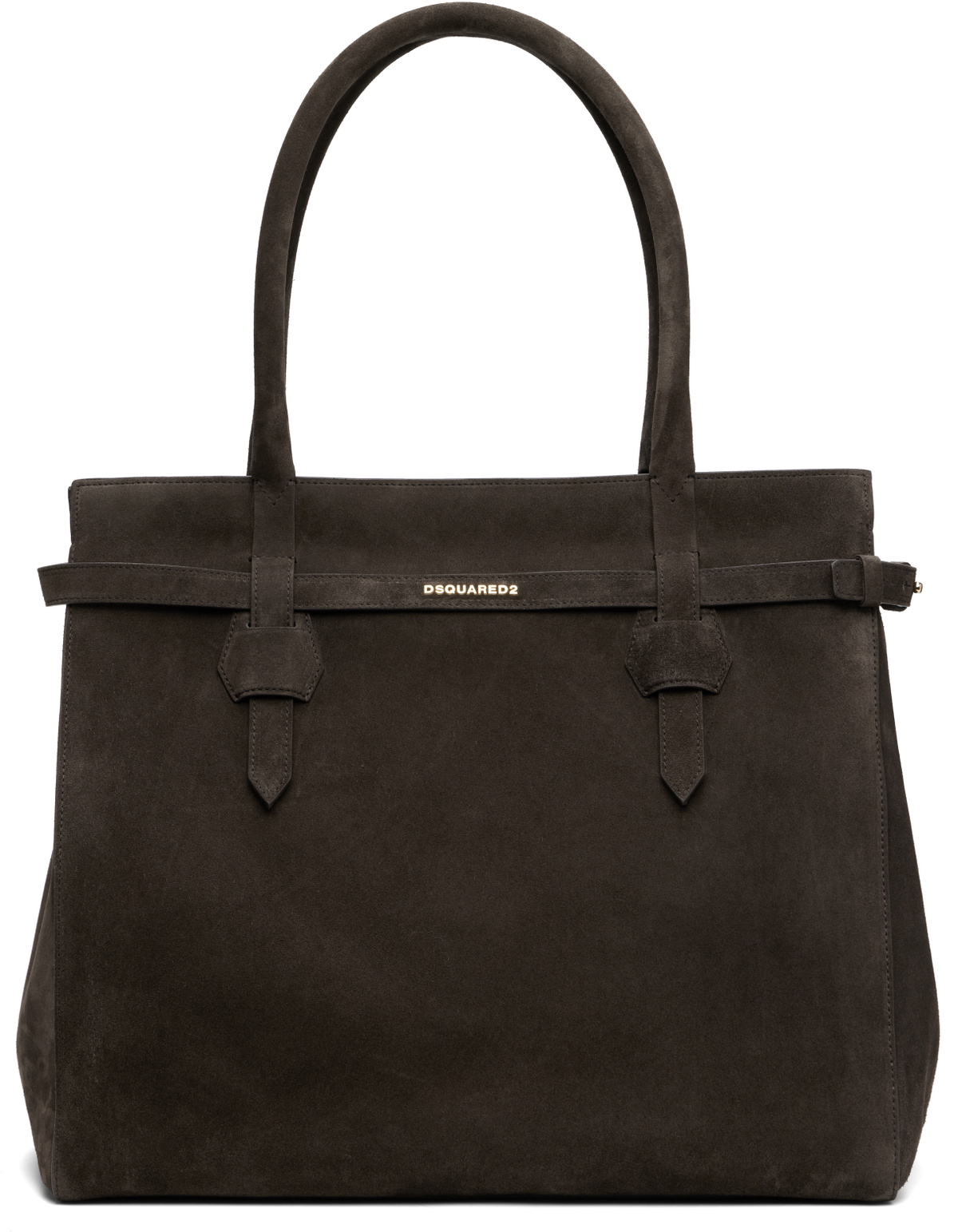 Dsquared2 Brown Twin Shopping Tote