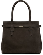 Dsquared2 Brown Twin Shopping Tote