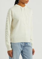 Canada Goose Belleville Hooded Wool Sweatshirt, Cream, Sweatshirt
