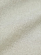 Turnbull & Asser - Unwin Grandad-Collar Linen Shirt - Gray
