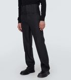 Dries Van Noten High-rise wool straight pants