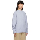 Tibi Blue Airy Alpaca Sweater
