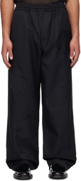 FORMA Black Flower Patch Oversize Trousers