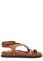 A.emery Jalen Slim Leather Sandals Tan