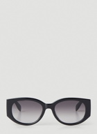 Oval Eye Sunglasses in Black