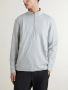 Lululemon - Slim-Fit Stretch Recycled-Jersey Half-Zip Top - Gray