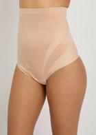 Spanx Transform High-waist Sculpting Thong Beige
