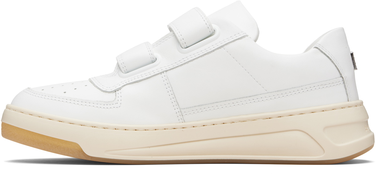 Acne Studios White Velcro Strap Sneakers