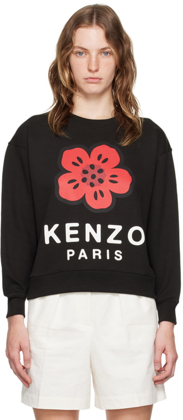 Photo: Kenzo Black Kenzo Paris Boke Flower Sweatshirt