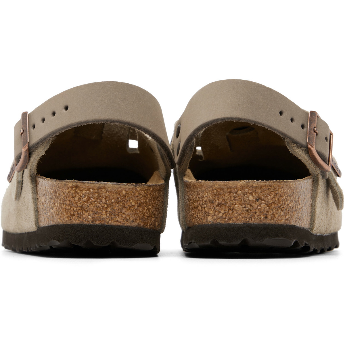 Birkenstock Taupe Narrow Tokio Loafers