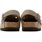 Birkenstock Taupe Narrow Tokio Loafers