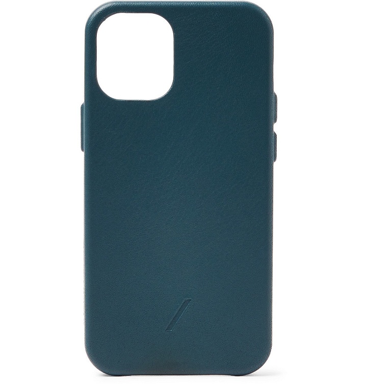 Photo: NATIVE UNION - Clic Classic Leather iPhone 12 Mini Case - Blue