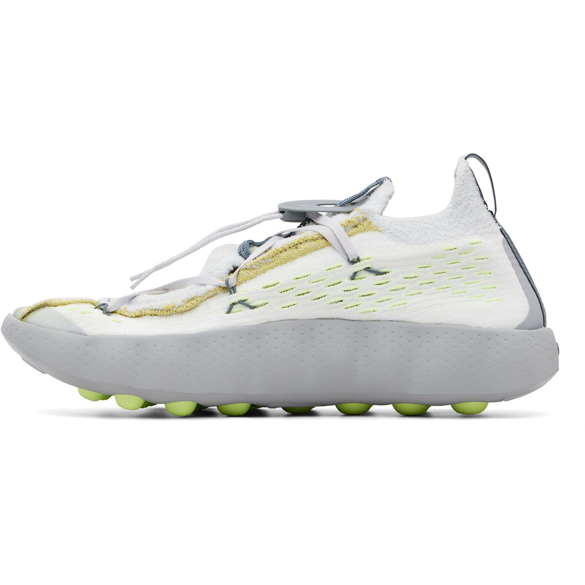Nike White & Gray Mind 002 Sneakers