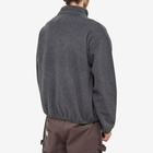 thisisneverthat Men's Half Zip Fleece Pullover in Charcoal