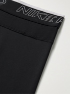 Nike Training - Pro Logo-Print Dri-FIT Shorts - Black